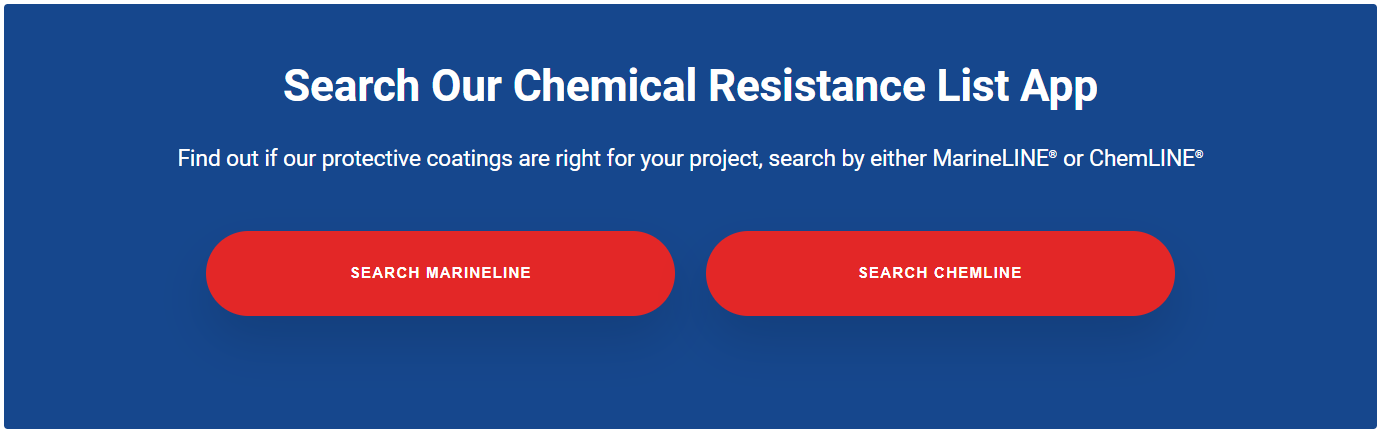 APC chemical resistance list