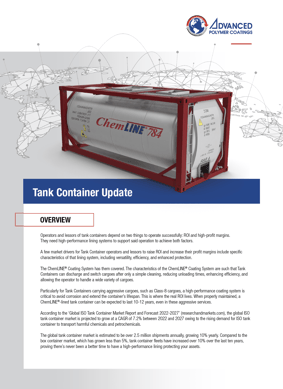 Tank Container Update Cover